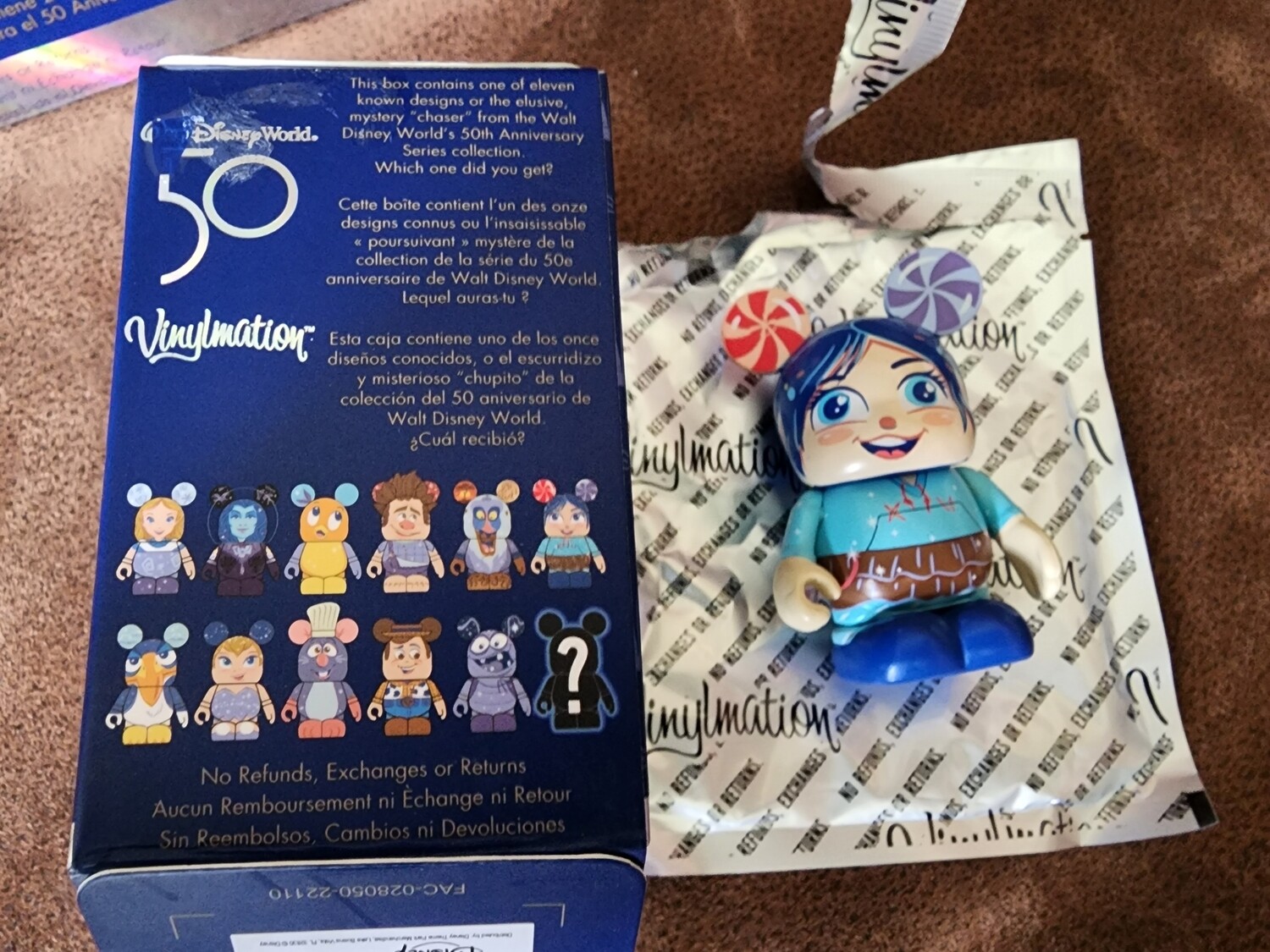 Walt Disney World 50th Vinylmation figure Vanelope