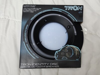 Tron Identity Disc with Bluetooth speaker