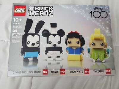 Disney 100 Lego Brick Headz