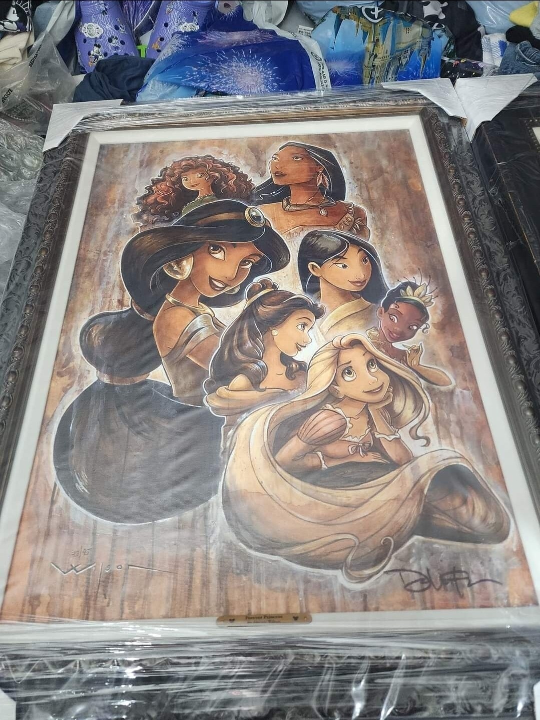 Darren Wilson Forever Princess framed giclee 