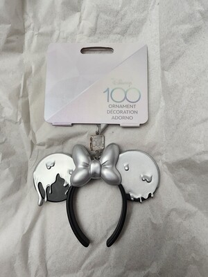 Disney 100 Platinum Headband ornament