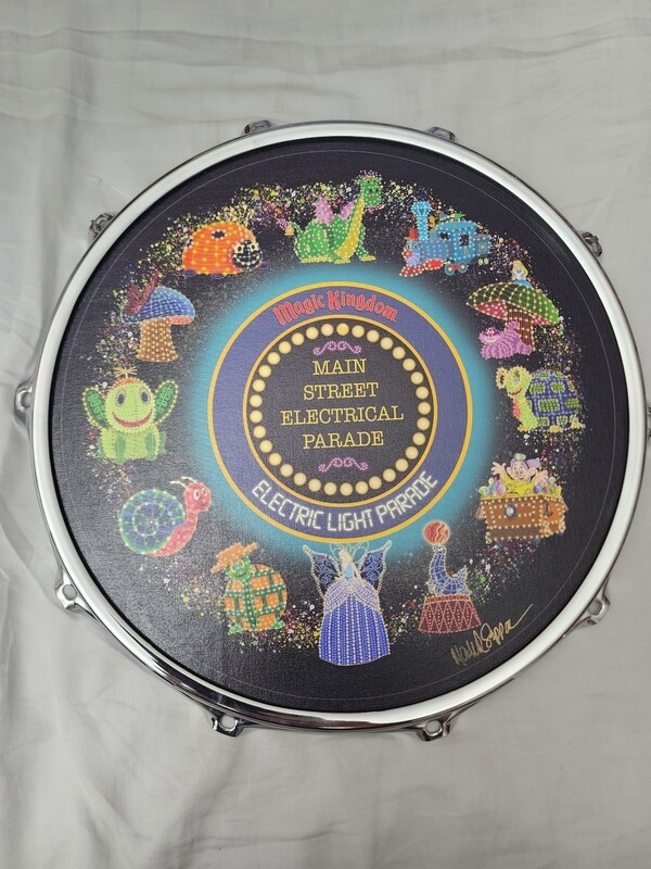 Mark Seppala Main Street Electrical Parade Drum canvas art SIGNED