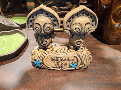 Polynesian Resort Tiki Salt &amp; Pepper shaker set