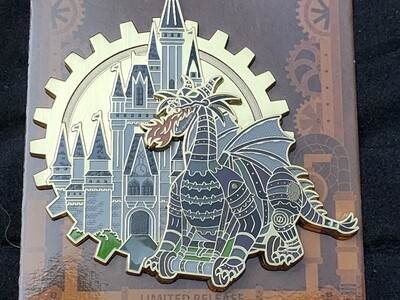 Disney Mechanical Mischief Maleficent's Dragon mini jumbo pin