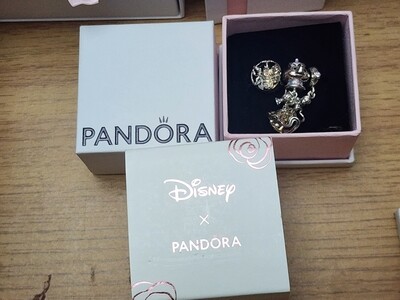 Beauty and the Beast Pandora 3 charm set