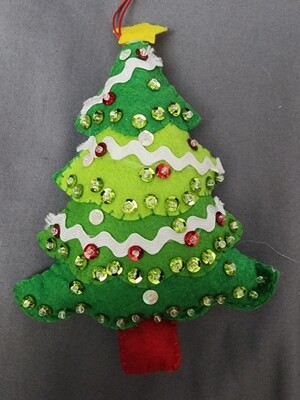 Christmas Tree plush ornament
