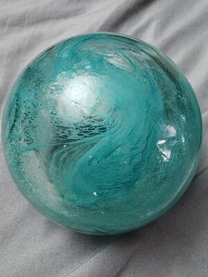 Hand blown glass sphere set
