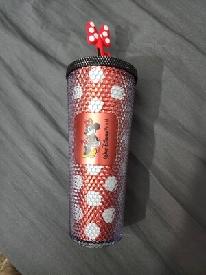 Starbucks Minnie Mouse studded tumbler