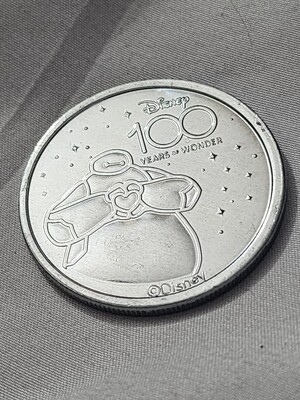 Baymax Disney 100 Years of Wonder medallion coin