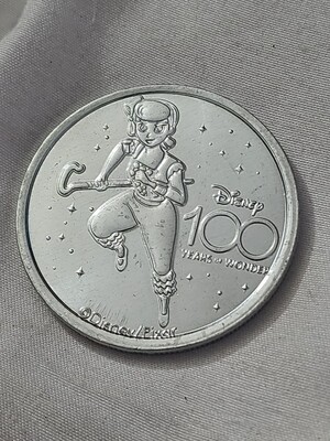 Bo Peep Disney 100 Years of Wonder medallion coin