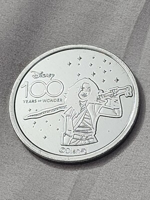 Raya Disney 100 Years of Wonder medallion coin