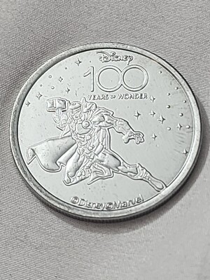 Thor Disney 100 Years of Wonder medallion coin