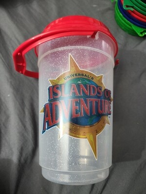 Universal Studios &amp; Islands of Adventure round popcorn bucket