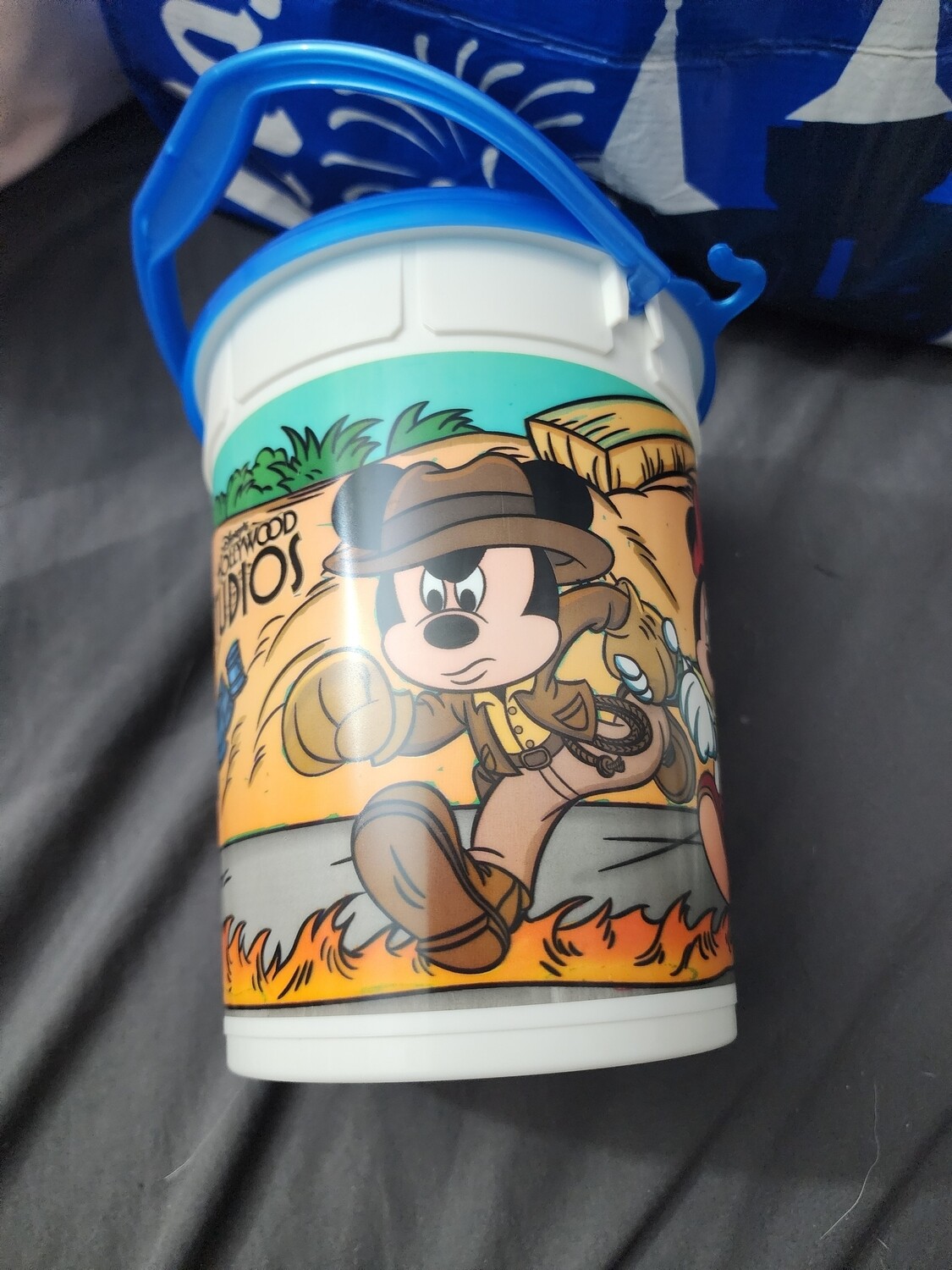 Hollywood Studios Indiana Jones round popcorn bucket
