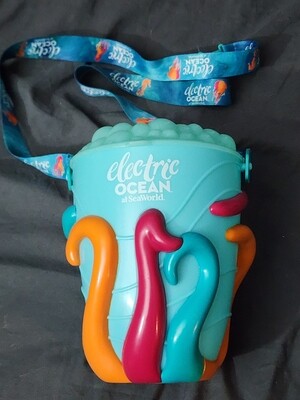 SeaWorld Electric Ocean popcorn bucket 