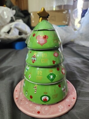 Disney Christmas Tree stackable measuring cups