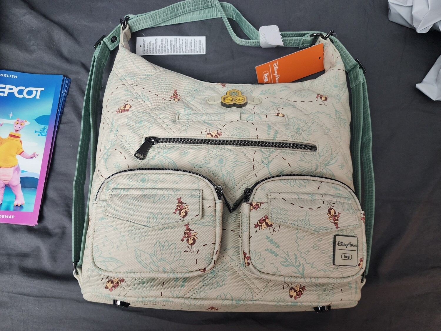 Disney Parks LUG Spike Bee passholder shoulder bag/backpack
