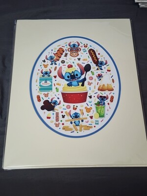 Jerrod Maruyama Little Stitch, Big Appetite matted print