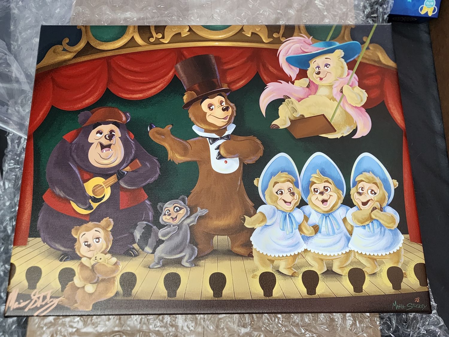 Maria Stuckey Good Ol&#39; Fashion Country Bear Jamboree Gallery Wrap Canvas 28/95