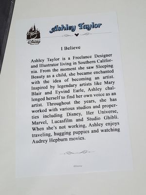 Ashley Taylor I Believe matted paper print