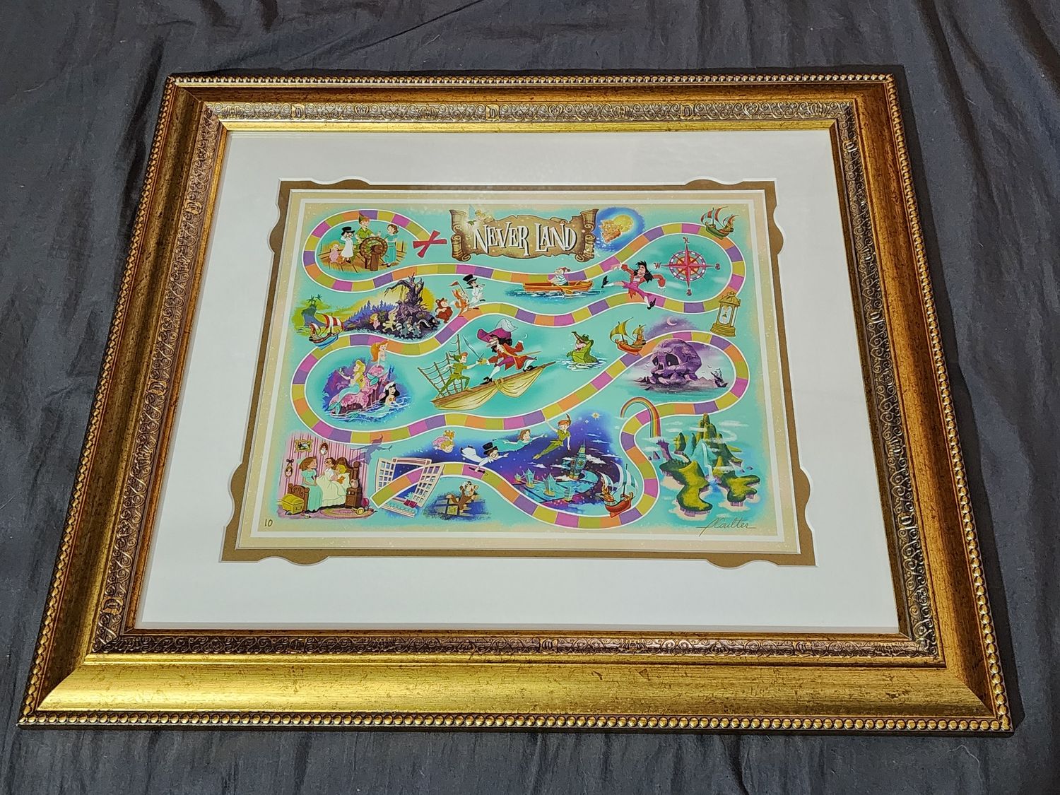 John Coulter Neverland framed giclee 10/95