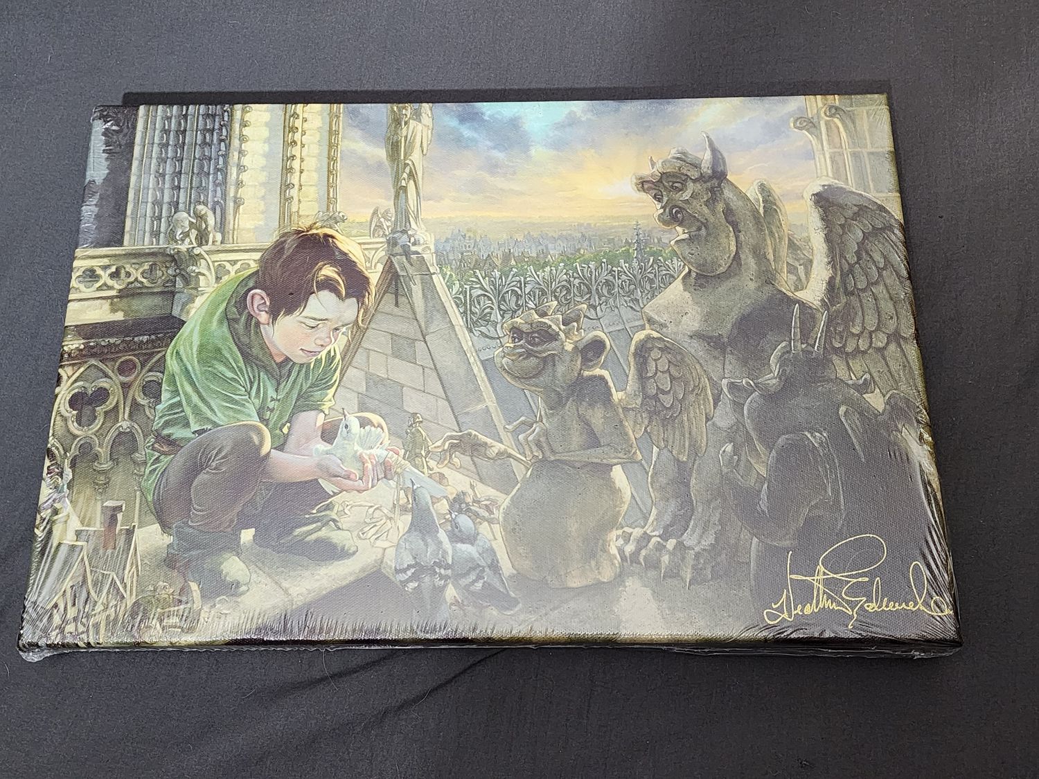 Heather Edwards SIGNED God Help The Outcasts gallery wrap canvas