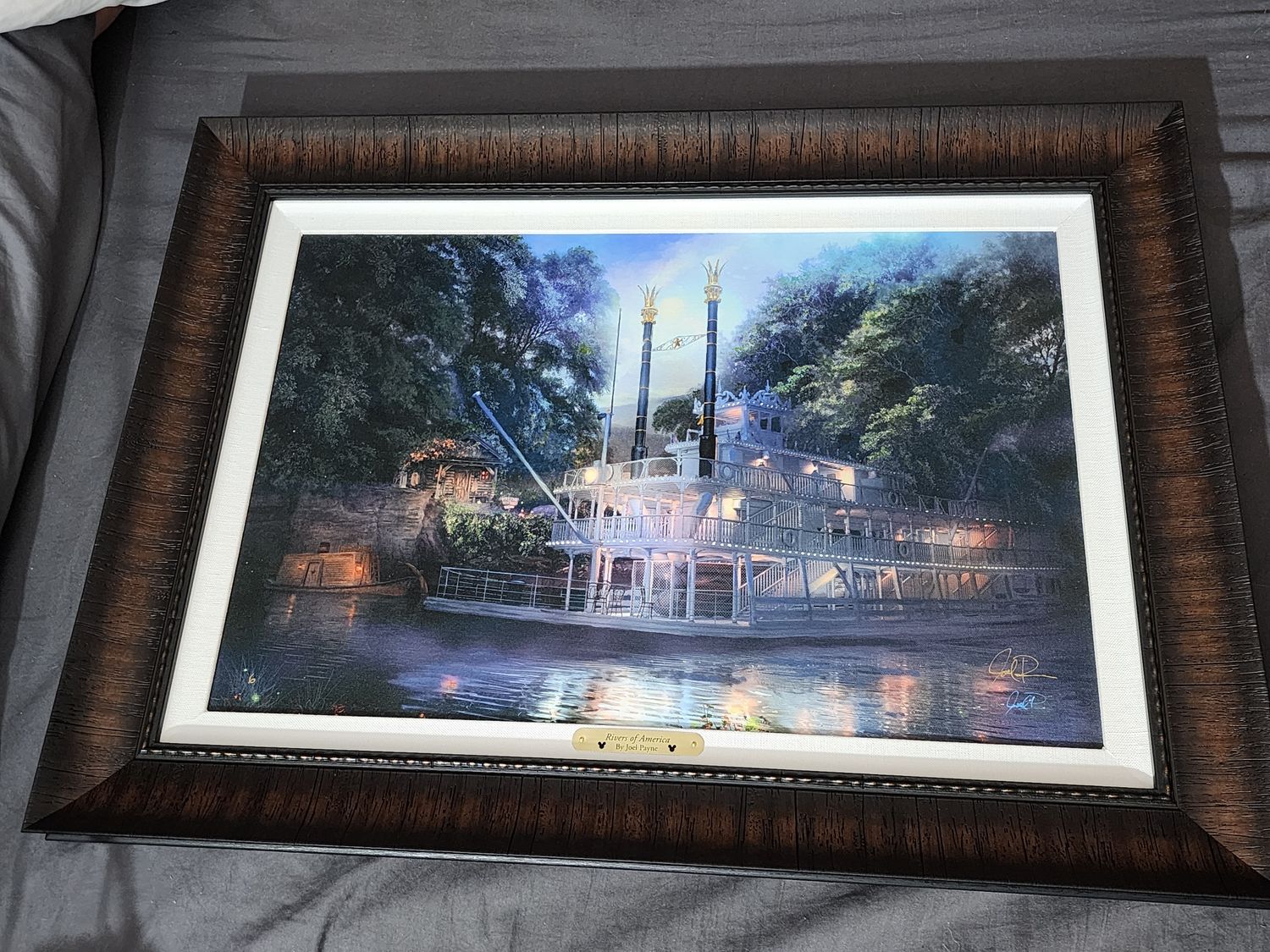 Joel Payne Rivers of America framed giclee 6/95