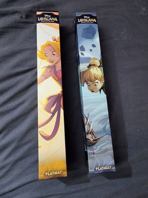 Disney Lorcaca Tinkerbell &amp; Rapunzel Playmats