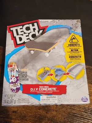 Tech Deck DIY concrete