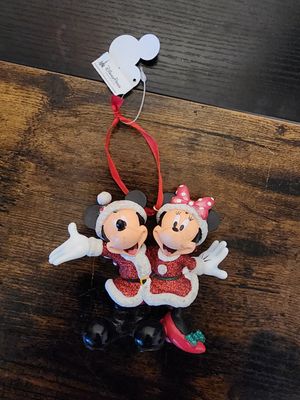 Mickey &amp; Minnie ornament (missing nose)
