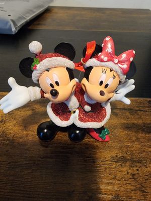 Mickey &amp; Minnie ornament (missing nose)