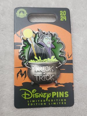 Maleficent Trick or Treat pin