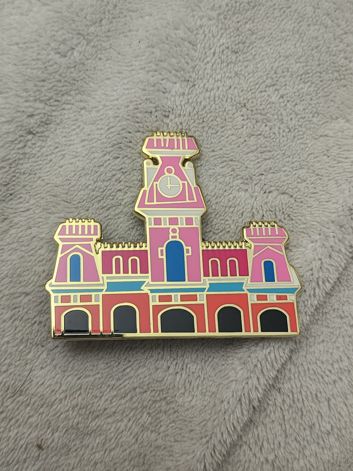 2022 Walt Disney World Vault Retro Map 50th Anniversary Train Station Pin LE100