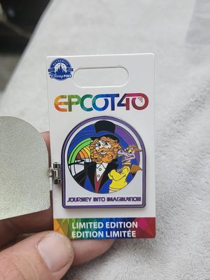 Disney Epcot 40th Anniversary Figment Journey Into Imagination LE Pin New