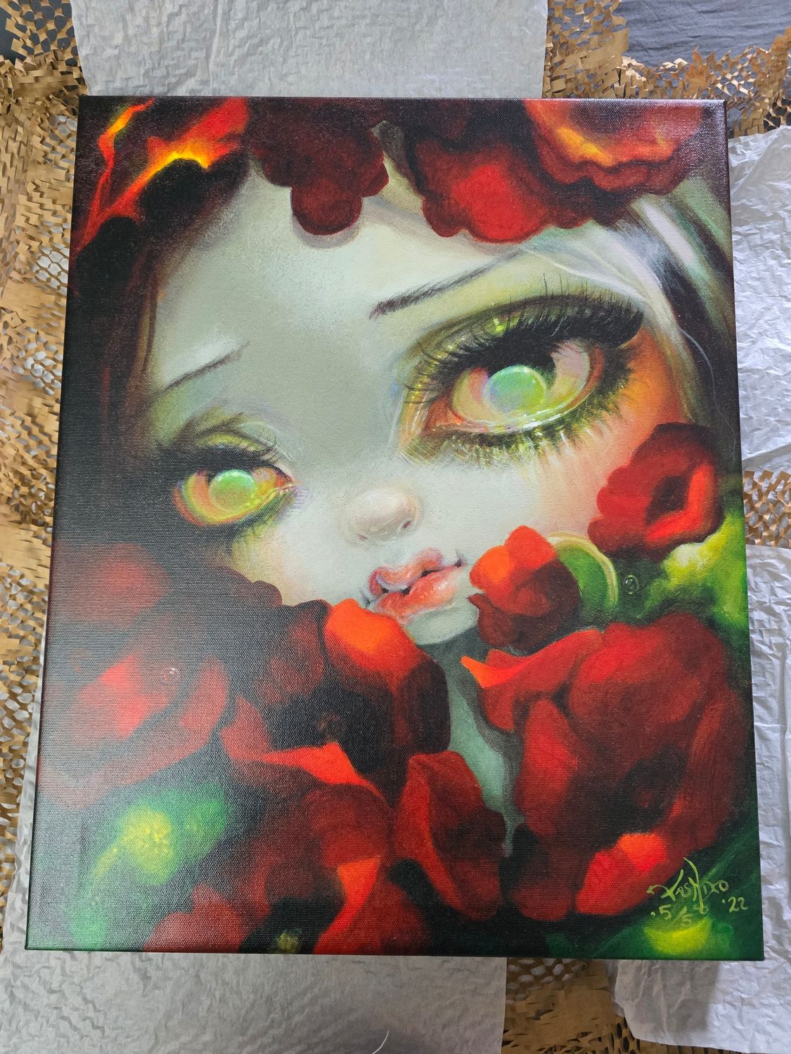 Jasmine Becket Griffith Shakespeare&#39;s Garden: Poppies 5/5