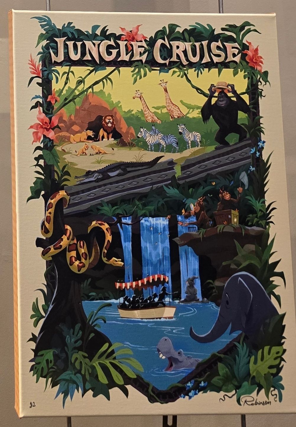 Bill Robinson Backside of Water gallery wrap 14/95