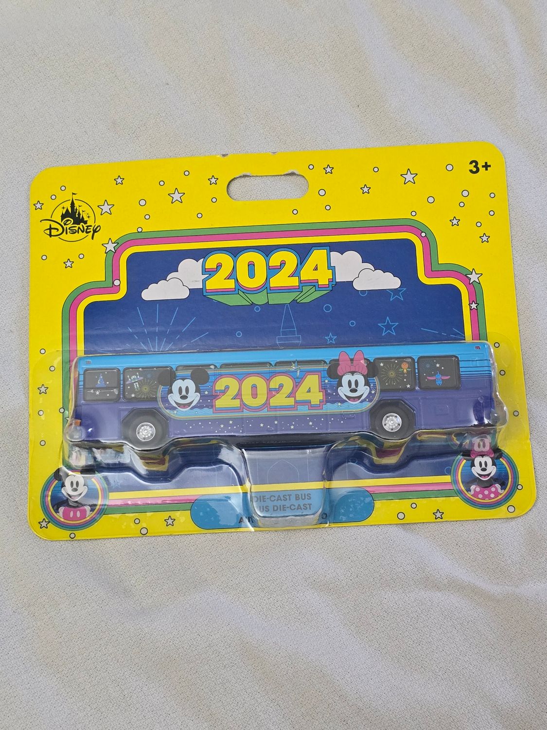 Disney 2024 die-cast bus