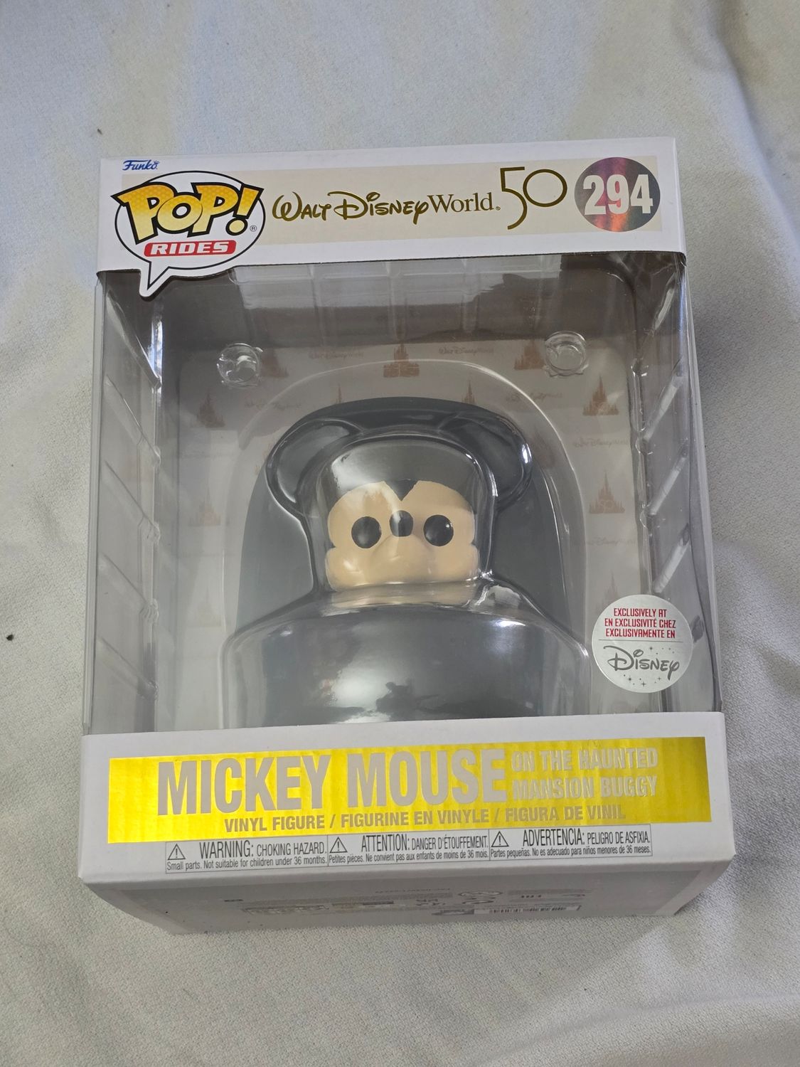 WDW 50th Mickey on the Haunted Mansion Buggy Funko Pop 294