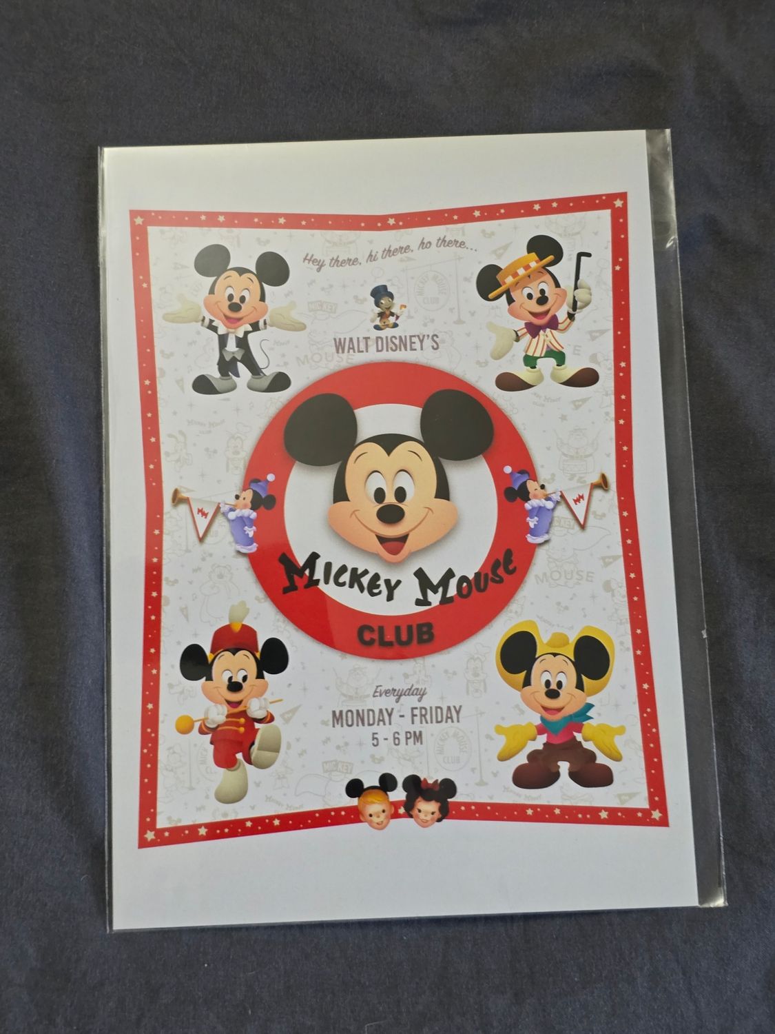 Jerrod Maruyama Mickey Mouse Club postcard