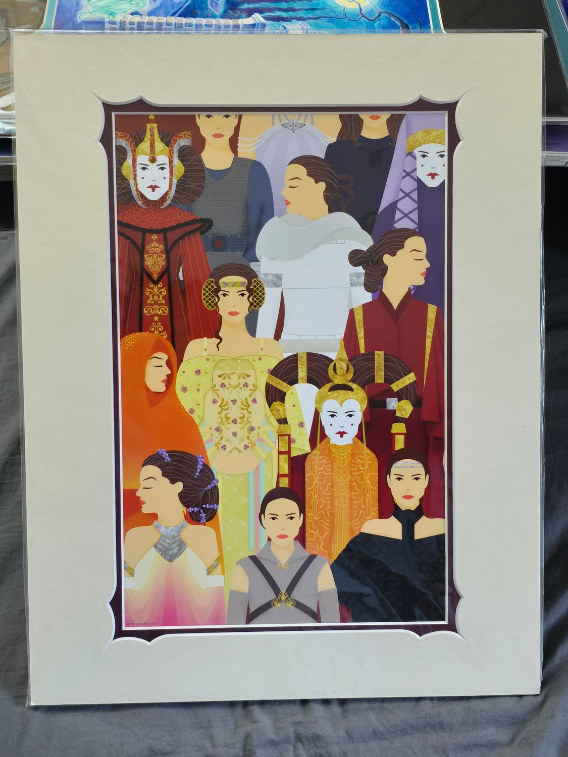 Stephanie Casanova Star Wars Ladle Amidala Force Fashion  matted print 