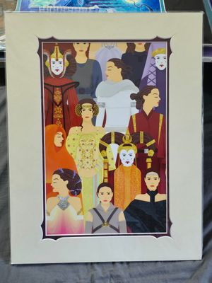 Stephanie Casanova Star Wars Ladle Amidala Force Fashion  matted print 