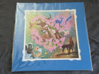 Daniel Killen Deer Momemts matted print