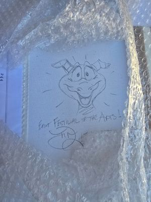 Tim Rogerson Figment Paints Figment signed/dated 24/195 gallery wrap canvas 