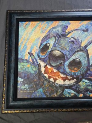 Greg McCullough Surfin Alien framed giclee 9/295
