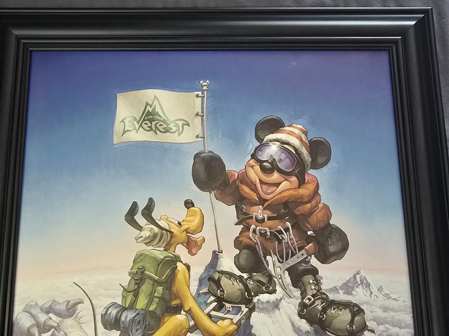 Greg McCullough Abominable Summit framed giclee Artist Proof 2/5