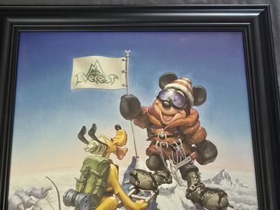 Greg McCullough Abominable Summit framed giclee Artist Proof 2/5