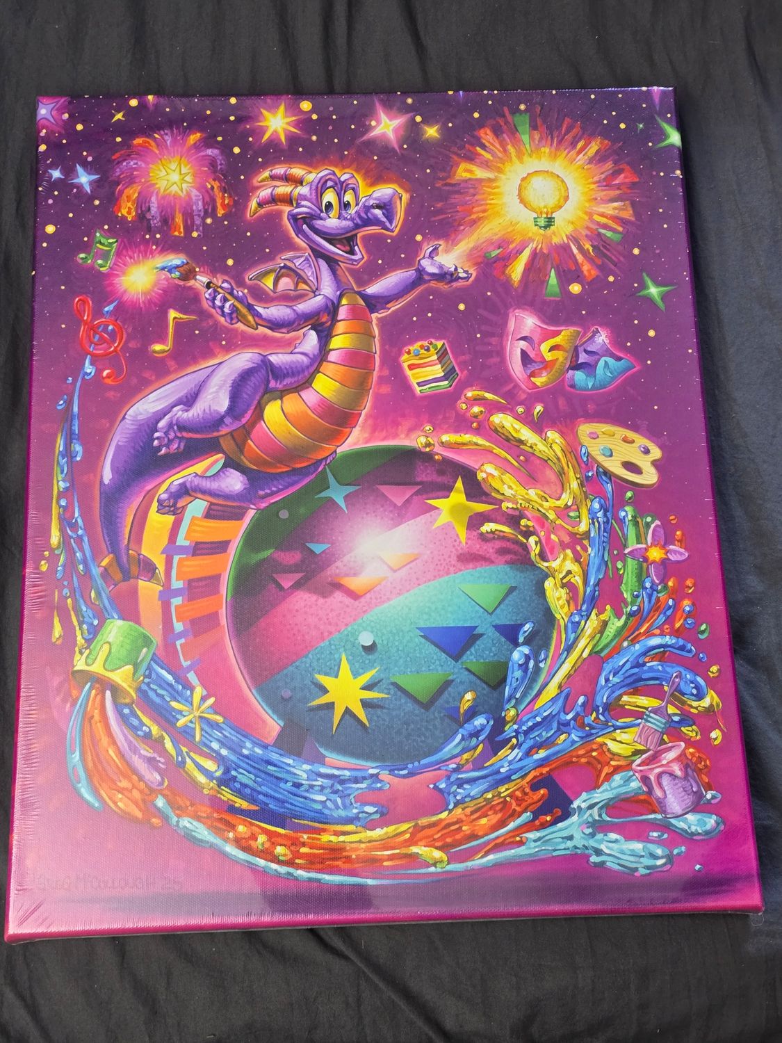 Greg McCullough Figment at Festival of the Arts gallery wrap canvas