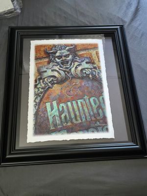 Greg McCullough Haunted Mansion large funeral art paper print LE13/13