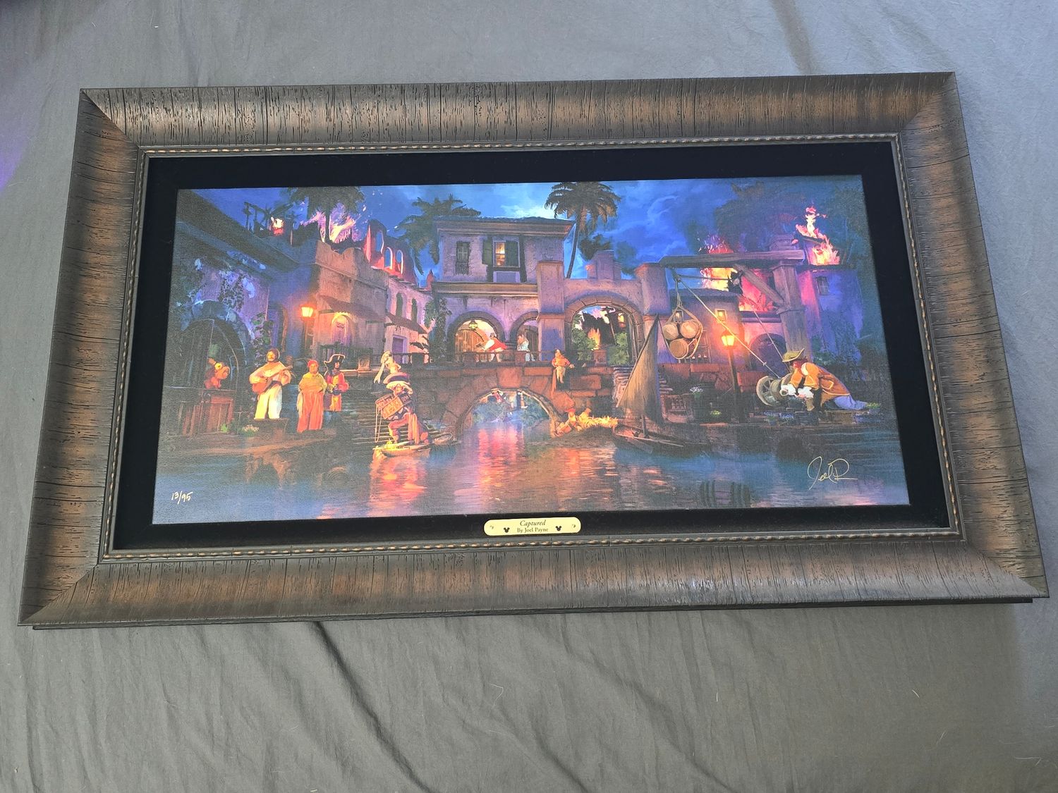 Joel Payne Captured framed giclee embellished 13/95