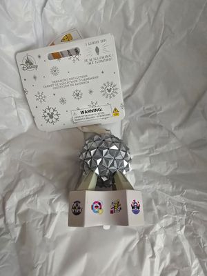 Spaceship Earth lightup ornament